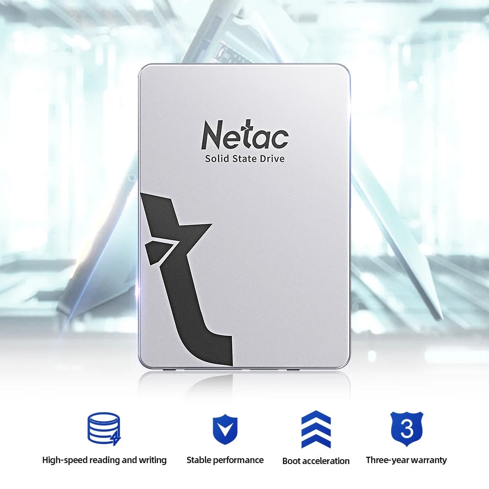 Netac SSD 1tb 2tb SATA 2.5 hdd SSD 128gb 256gb 512gb SSD Dirve Disk Solid State for desktop