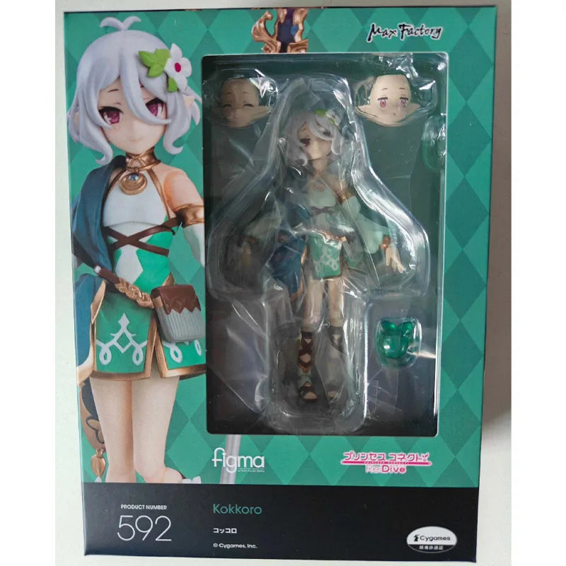 In Stock MAX Factory Original Box FIGMA 532 558 592 Pecorine Karyl Kokkoro Action Figure Model Gift for Kid Foam Box Packaging