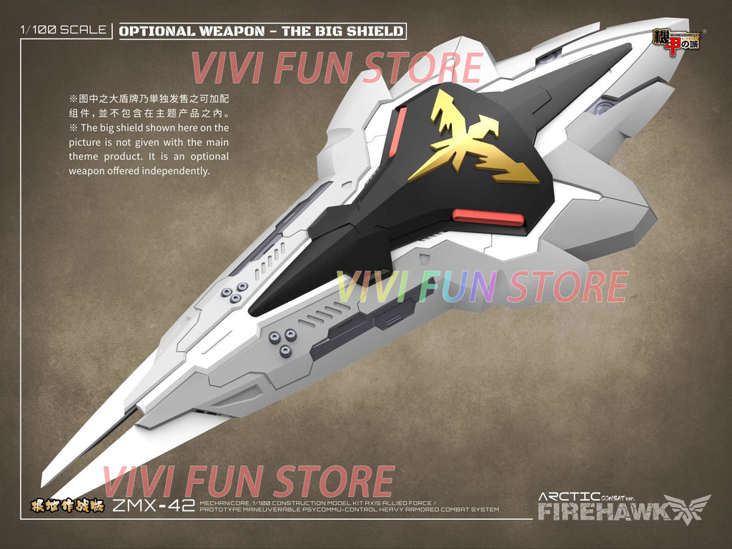 In Stock MECHANICORE MEC10-ARC ZMX-42 FIREHAWK 1/100 Model Toys ORIGINAL CLASSIC VER./ARCTRIC COMBAT MODE Nightingale Shield