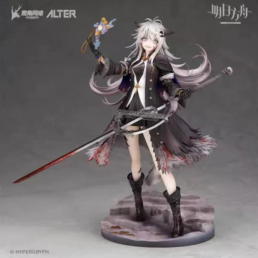 In Stock  Original Arknights Lappland Omen Ver. 1/7 23.5cm Action Figure Assembly Model Toys Collectible Model Gifts