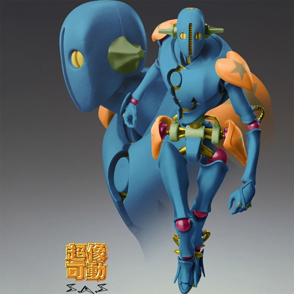 In Stock Original Medicos Entertainment Super Action Statue Jojo No Kimyou Na Bouken Jojolion Soft & Wet Anime Figure Garage Kit