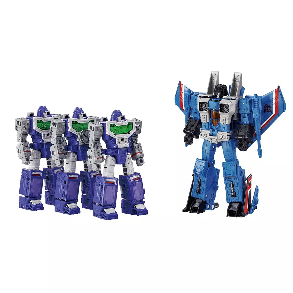 [In-Stock] Transformers Takara Tomy Dramatic Capture Series Decepticons Part 1 Thundercracker & Reflector Figure Model Gift Toys
