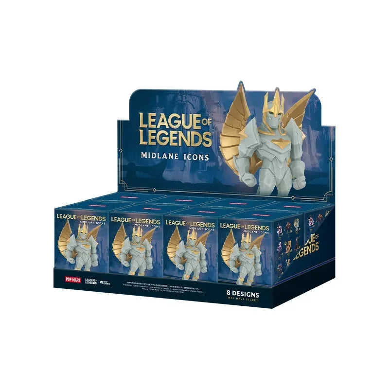 POP MART League of Legends Midlane Icons Series Blind Box - Desktop Anime Figure Decoration Cute Model Toy Guess Bag
