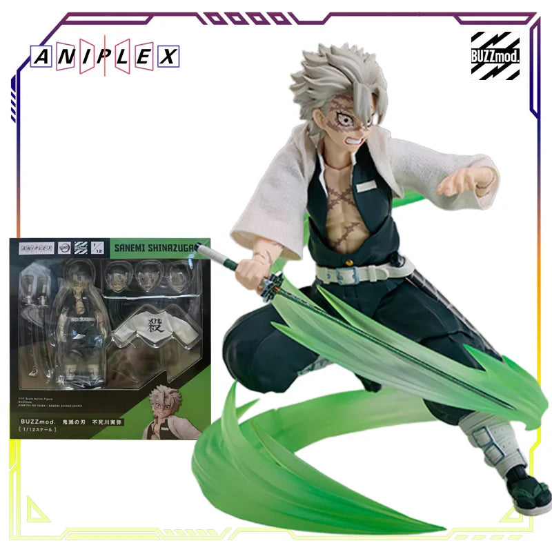 Aniplex+ Original BUZZmod Demon Slayer Blade Series Xiaowo Seat\ Tomioka Yoshiyuki Anime Action Figure Model Toys Gifts Fo Boys