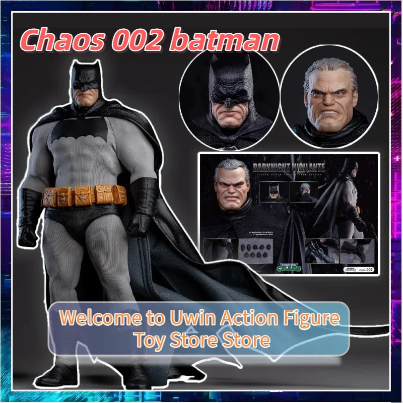 [Fast Shipping] CHAOS 1/12 SCHAOS-002 Night Vigilante, Batman 6 Inch, Commoner Action Figure Collection Model Toy Gifts