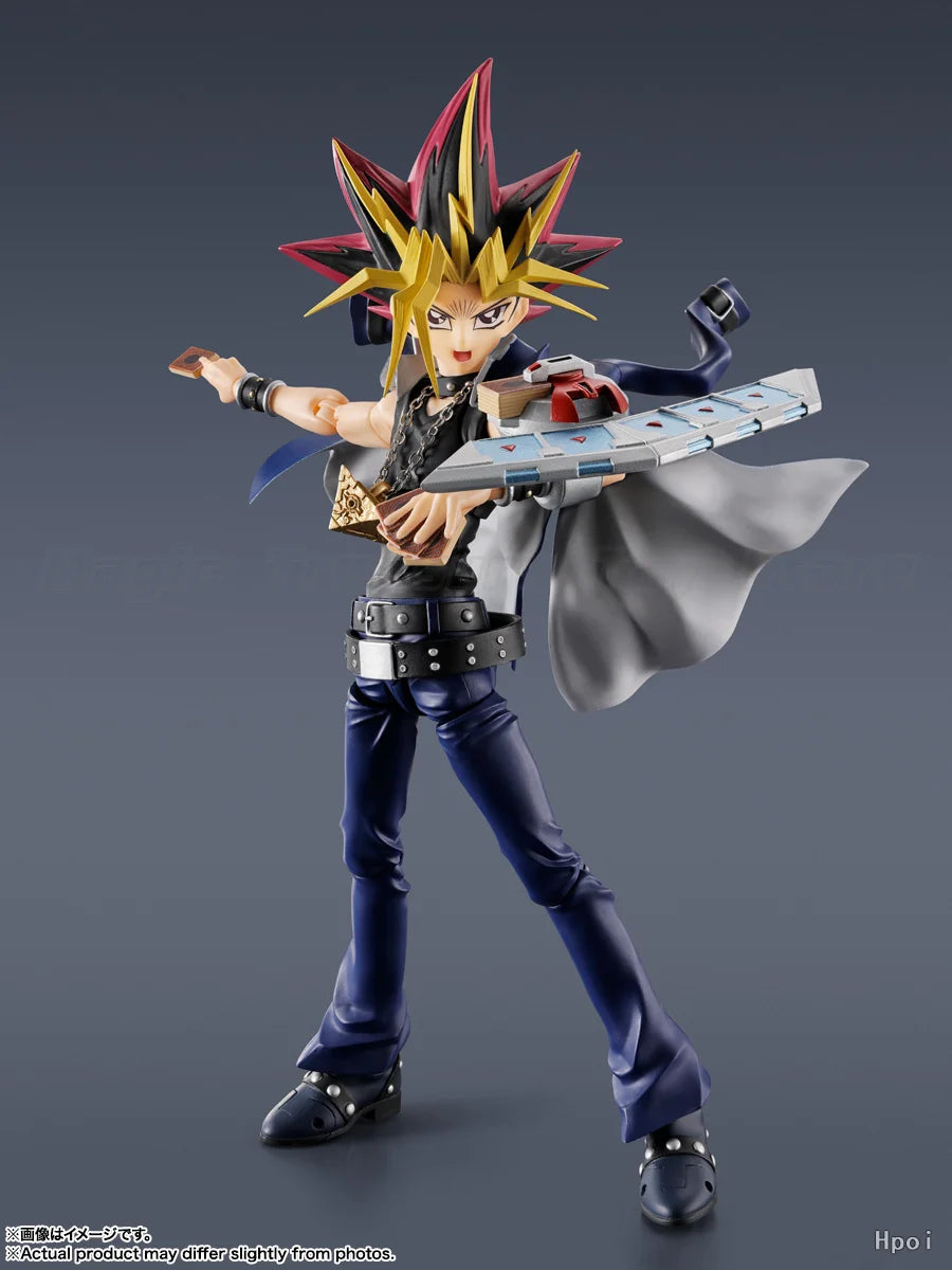 【In stock 】Original BANDAI SPIRITS S.H.Figuarts Yu-Gi-Oh! Yami Yugi  Action-figure  Anime