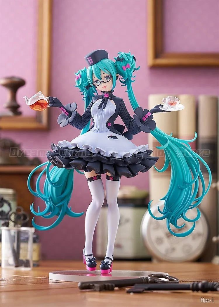 【In Stock】Original GSC PUP Piapro Characters Hatsune Miku Glasses Cafe Ver Figure Toy Model Collection