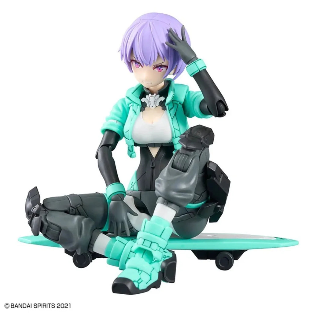 Genuine Bandai Original 30MS Figure Model Kit 30 MINUTES SISTERS 30MS 1/12 Anime Figures Rydira [Color A] Action Model Toy Gift