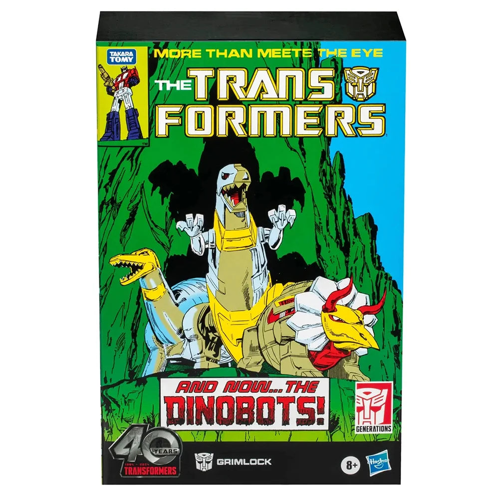 [In-Stock] Hasbro Transformers Generations Comic Edition Grimlock 20cm Exclusive 40th Anniversary Action Model Figure Toy Gifts