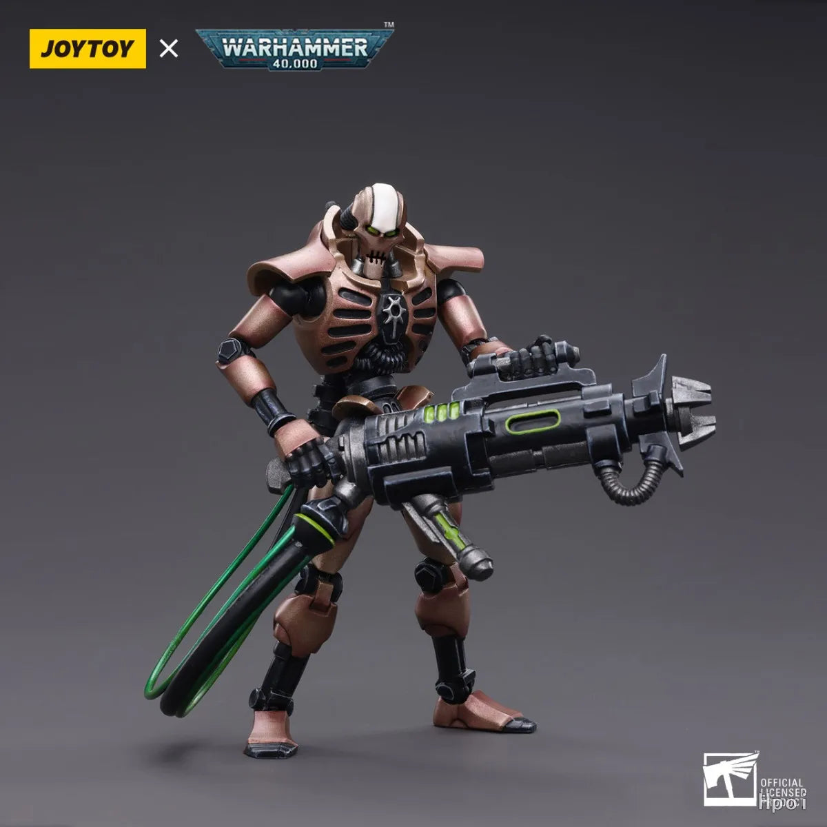 【SF】JOYTOY 1/18 Action Figure Necrons Szarekhan Dynasty Lmmortal with Gauss Blaster Overlord Deathmark Carbine Model Toys