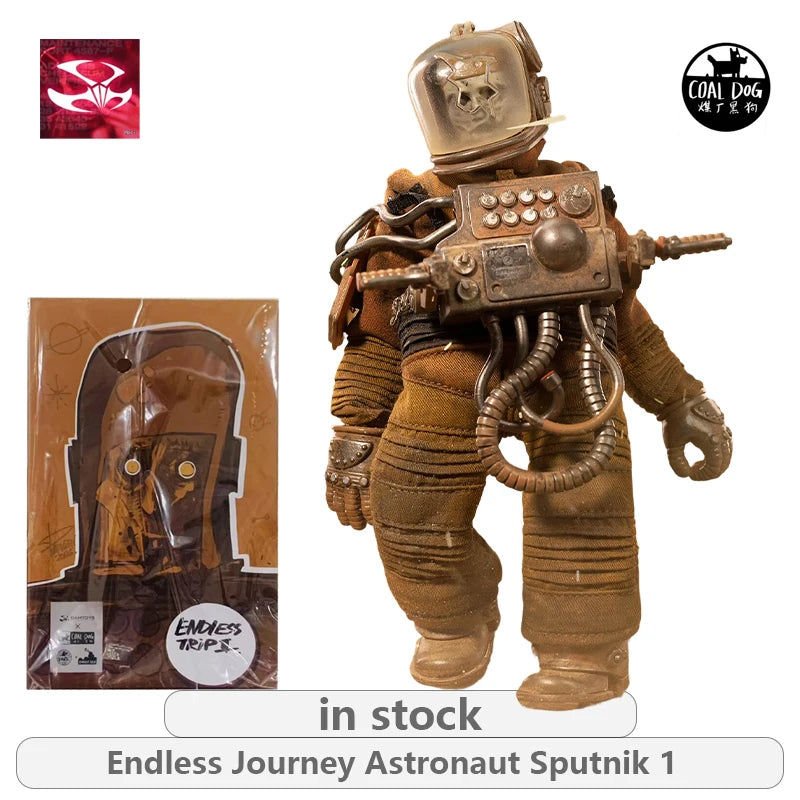 DAMTOYS 1\12 Coal Factory Black Dog Series Quiet Sir\Endless Journey Astronaut Sputnik 1 Action Figure Model Toys Movable Model
