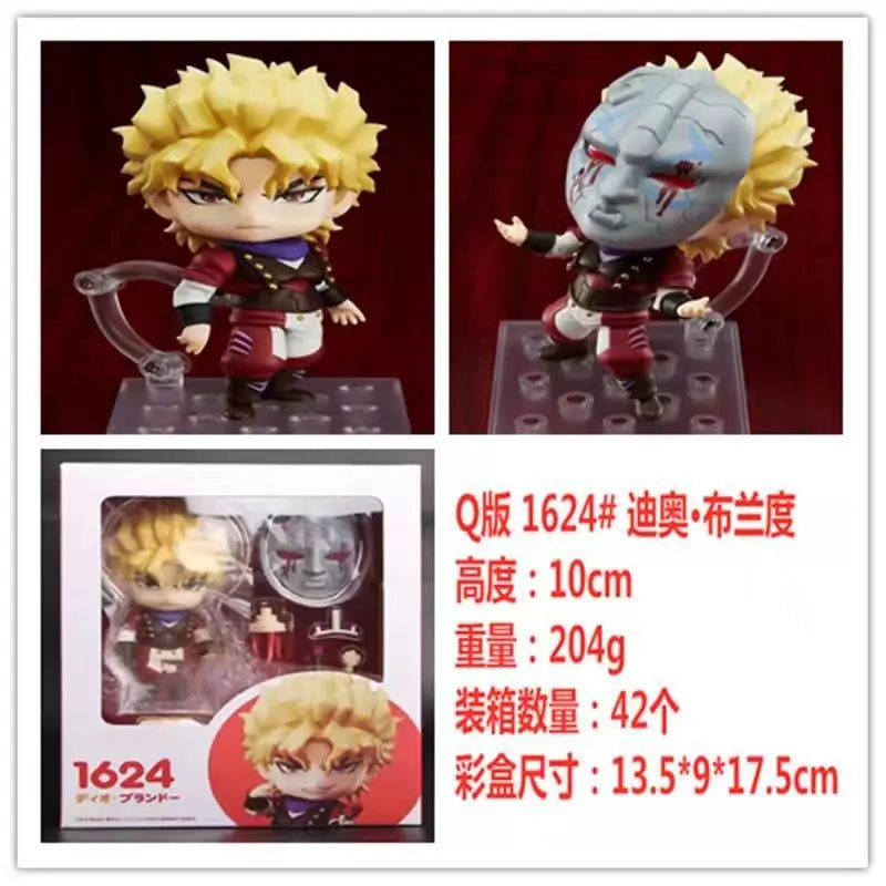 Jojo'S Bizarre Adventure Nendoroid Q Version Figures Jotaro Kujo Josuke Giorno Dio Jonathan Anime Collectible Desktop Decor