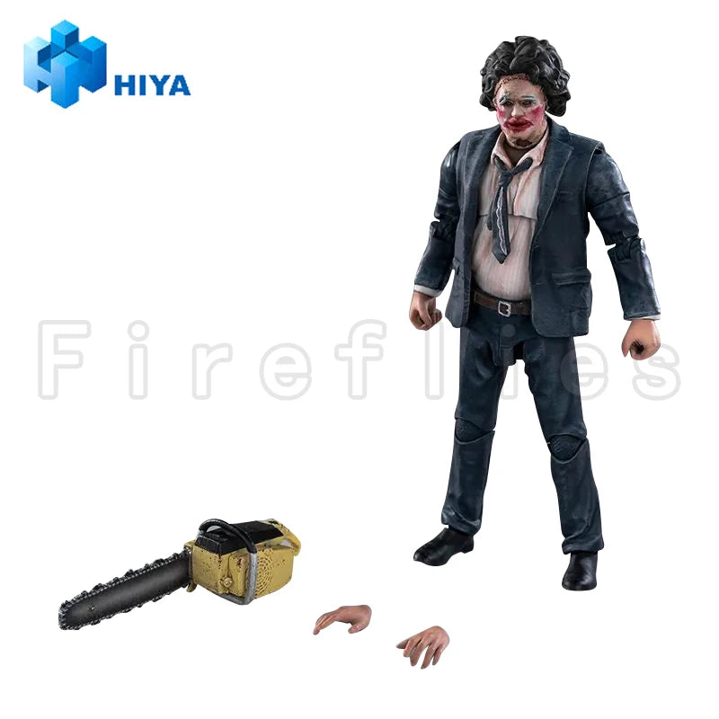 1/18 HIYA 4inch Action Figure Exquisite Mini Series Texas Chainsaw Massacre 1974 LeatherFace - Pretty Woman Mask