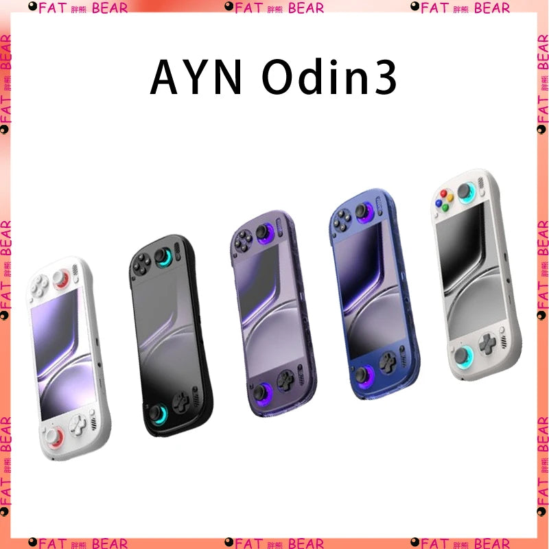 AYN Odin3 Handheld Game Players Qualcomm 8 Elite 6 inches OLED Screen Game Console Hall Joystick 8000mAh Android Gamepad Gift