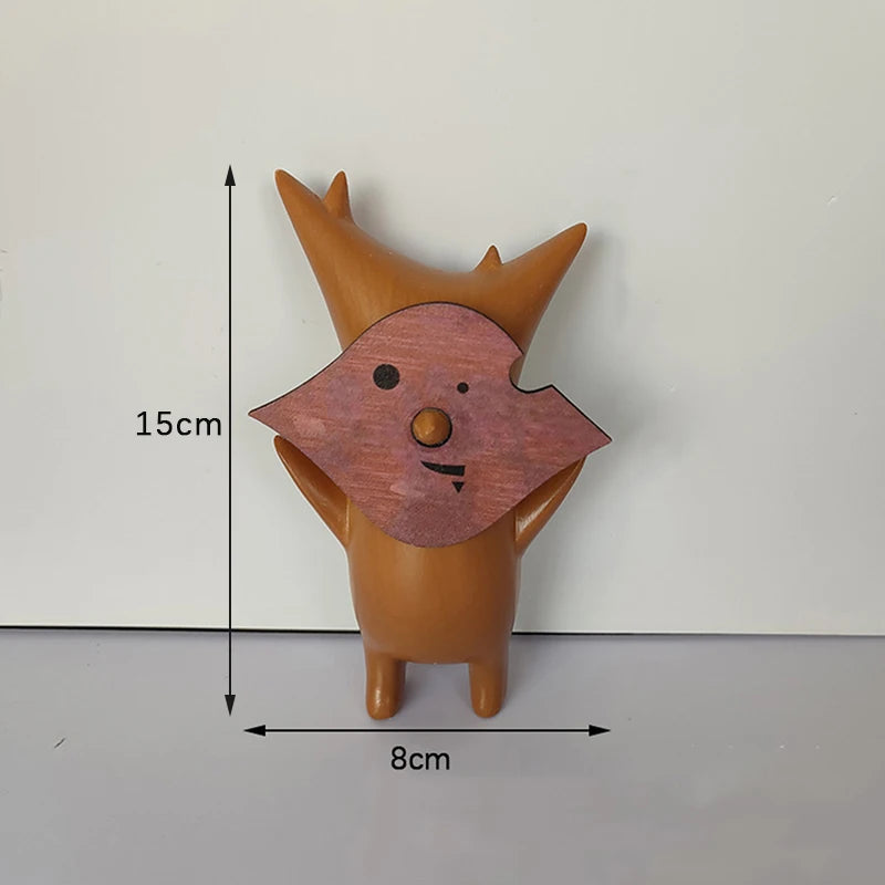 1 pcs Wood Statue Decoration Resin handwork Statue Koroks Family Game Lovers Zelda Breath of The Wild