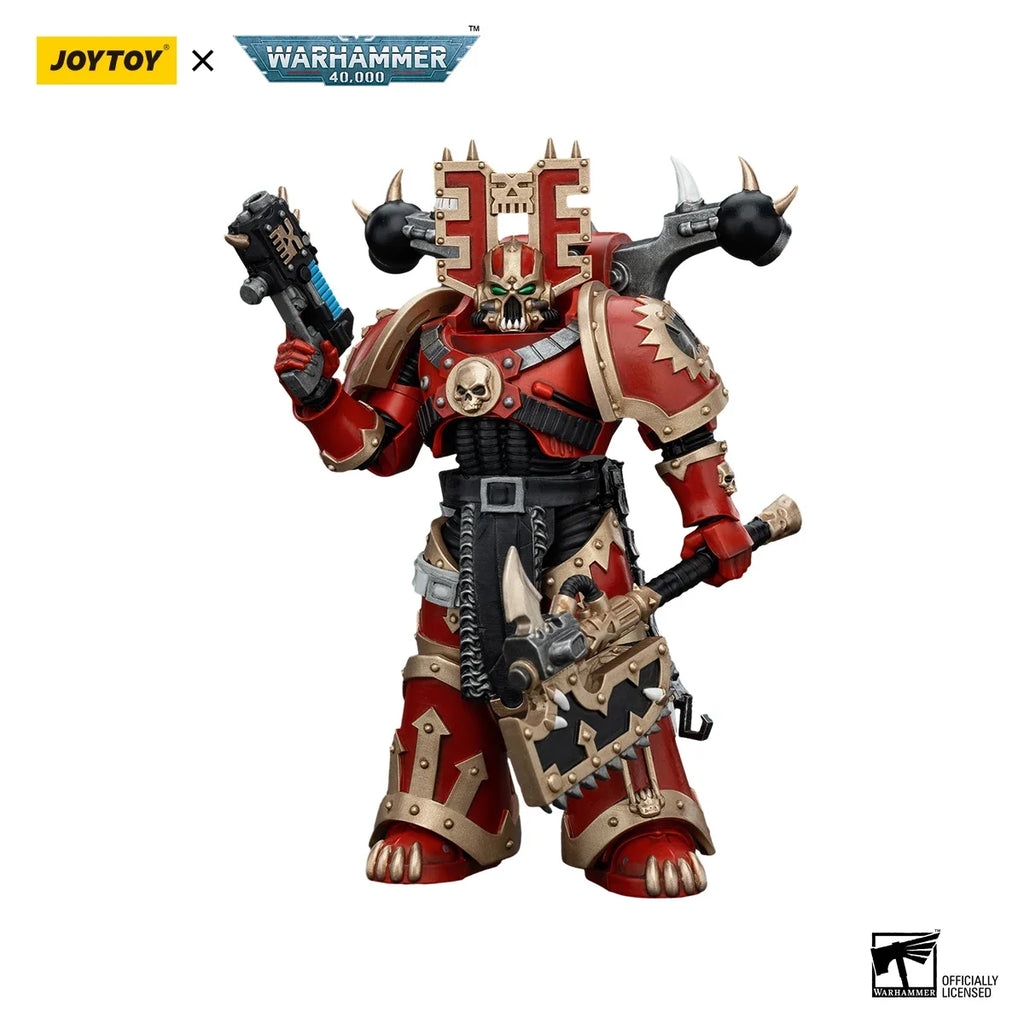 【MT】JOYTOY 1/18 Action Figure Warhammer 40K World Eaters Khorne Berzerker 7PCS Anime Toys Model
