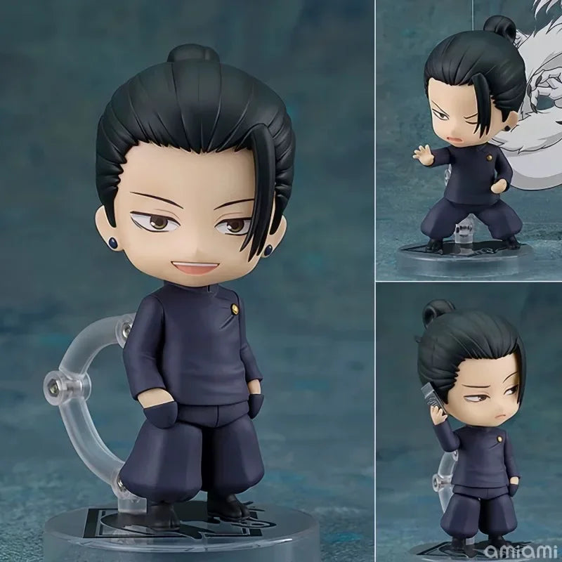 Gojo Jujutsu Kaisen Anime Figure #2205 Satoru Gojo Action Figure Q Version 10cm Model PVC Collectible Doll Birthday Gifts