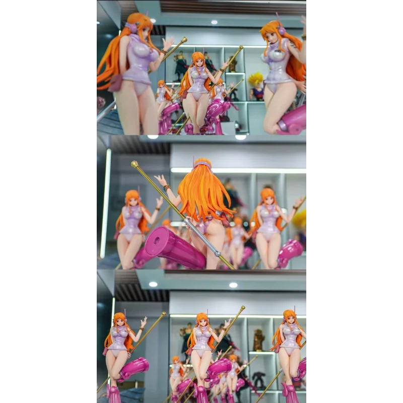JT Studio 33CM Nami Figure ONE PIECE Nami Anime Figures Egghead Island PVC Statue Collection Model Toys Room Decoration Gifts