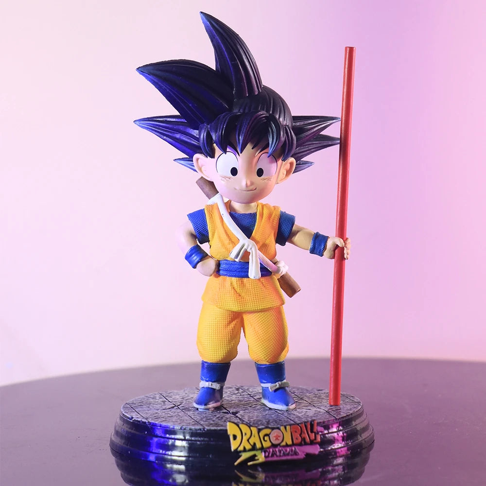 Anime Dragon Ball Action Figures Super Saiyan Cute Son Goku Pvc 18cm Model Toys Holiday Gift
