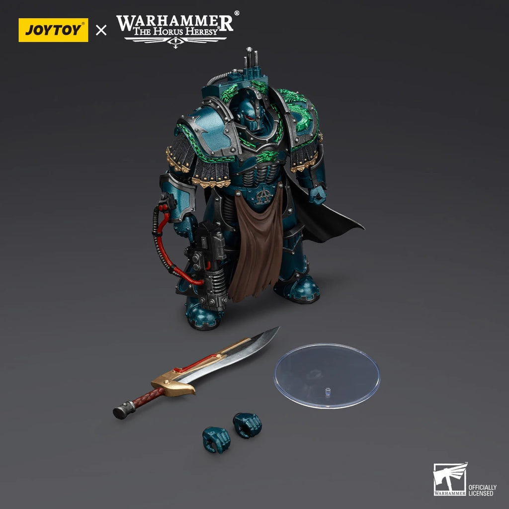 JOYTOY Warhammer 30K Alpha Legion Action Figure 1/18 Alpha Legion Alpharius Anime Figure Articulated Joints Collection Model Toy