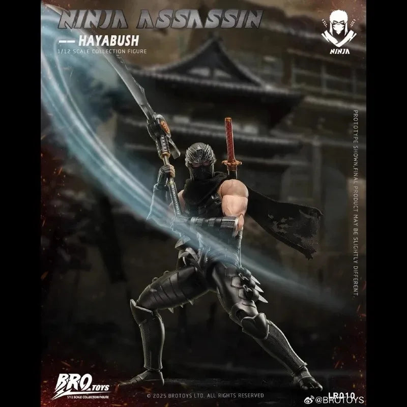 【IN STOCK】 BROTOYS 1/12 LR010 Ninja Assassin Sparrow Ninja Dragon Sword Saga 6-inch action figure Gift toy collection