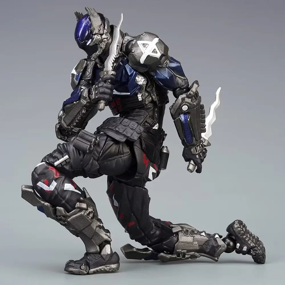 17cm Yamaguchi 024 Action Figure Batman Arkham Knight Movable Batman Joint Model PVC Toys Gifts Gift Set 2023