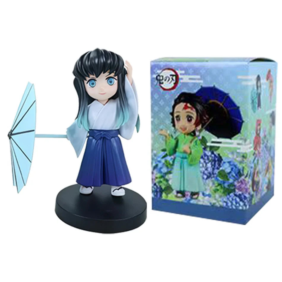 In Stock Original Anime Plum Rain Series AB Blind Box Figure Model Desktop Ornament Trendy Toys Collectible Gift