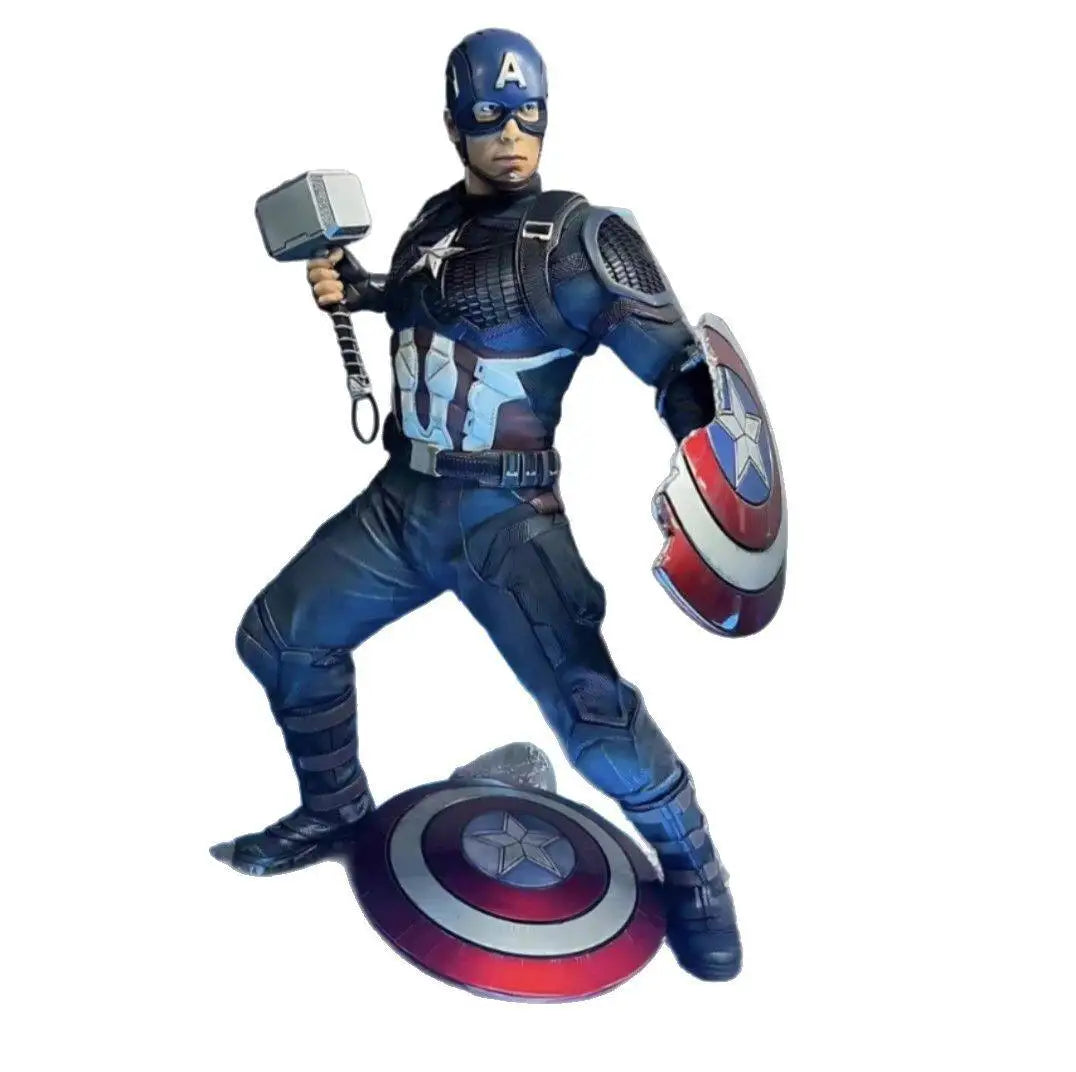 Marvel Captain America 1/6 Scale Scene GK Full Body Statue Collectible Model Decoration In Stock
