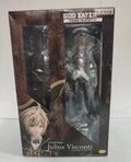 Original Brand New Anime Figure Phat! 1/8 Scale Julius Visconti GOD EATER 2 Rage Burst Action Figure Model Toy Gift