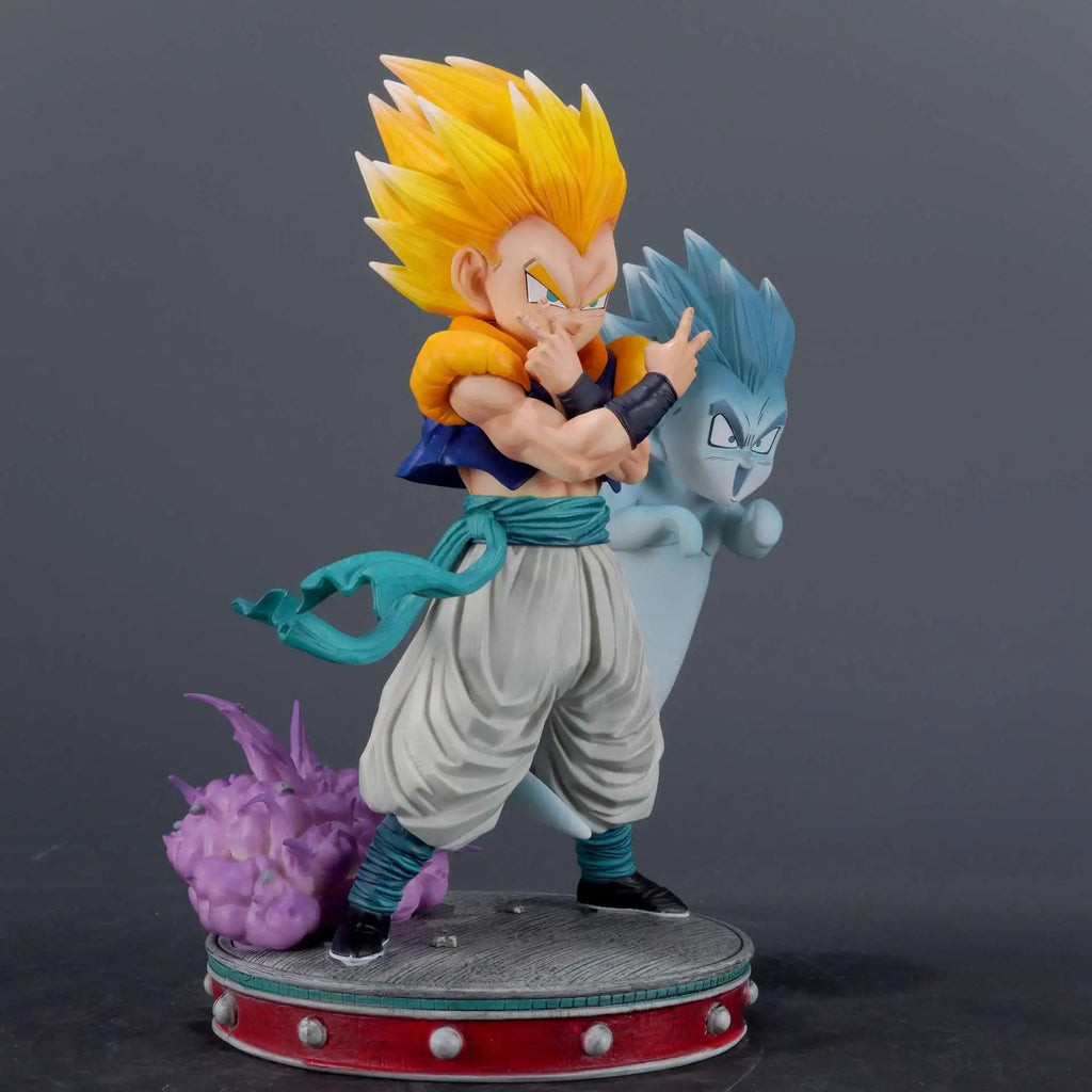 Dragon Ball Z Figuren Super Saiyajin Gotenks Anime Figur Ghost Squad Modell Statue Puppe Sammlung Dekoration Kinder Spielzeug Geschenk