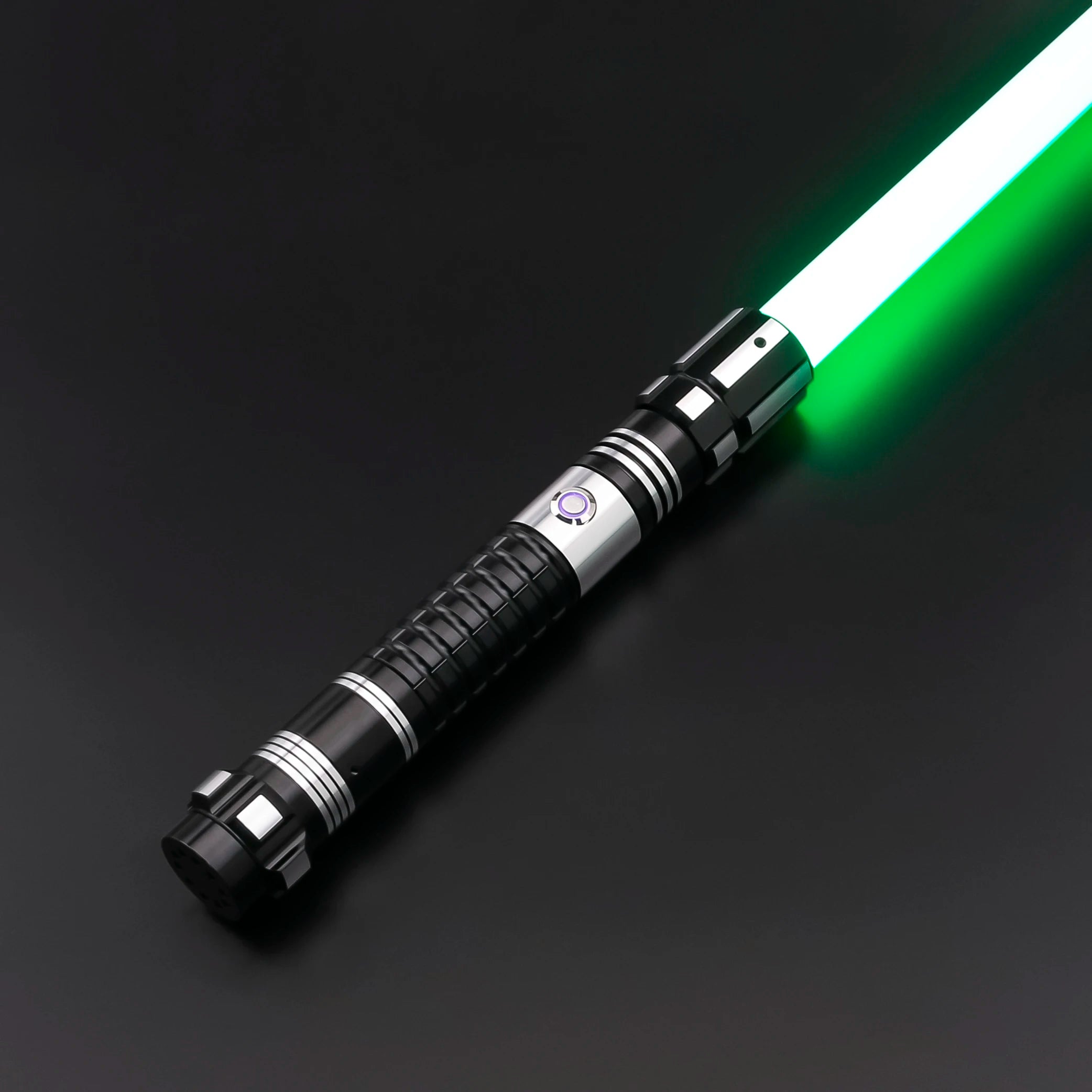 TXQSABER Heavy Dueling RGB / Neo Pixel Smooth Lightsaber Colors Changing Metal Hilt Lock up Blaster Laser Jedi Sword Kids Toys