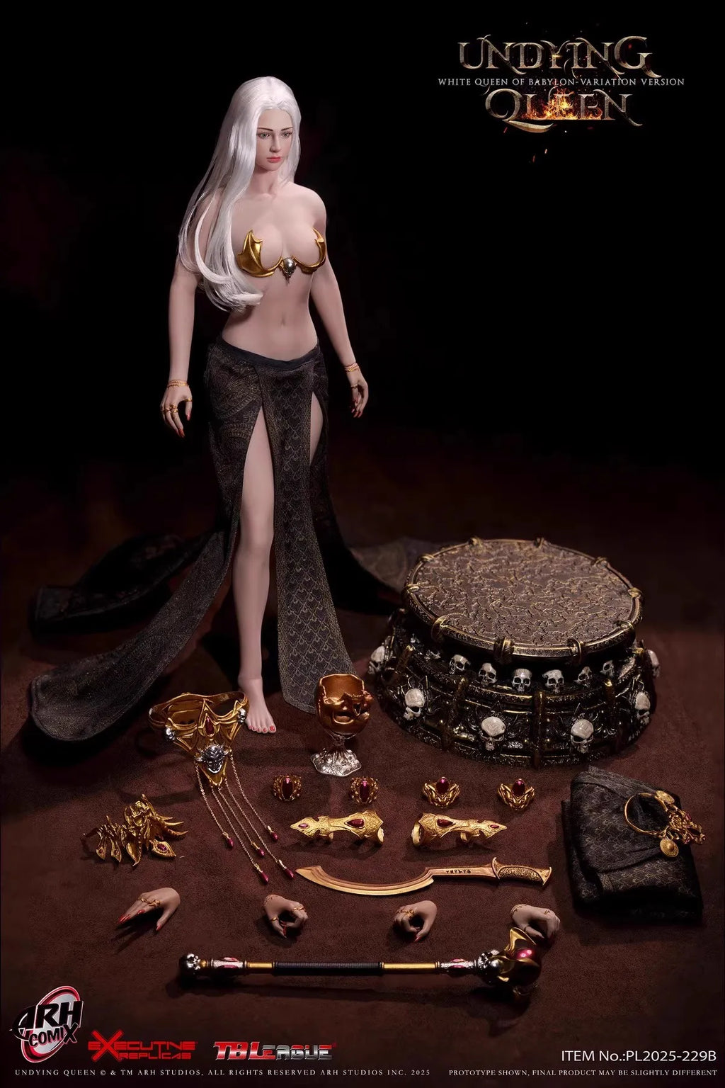 TBLeague PL2025-229 1/6 Soldier Queen of Babylon Movable Eyes 12'' Action Figures Model Toy In Stock