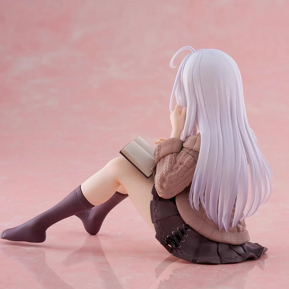 Anime Wandering Witch The Journey Of Elaina Anime Figures Model Elaina Sweater Doll PVC Collection Action Figure Ornaments Model