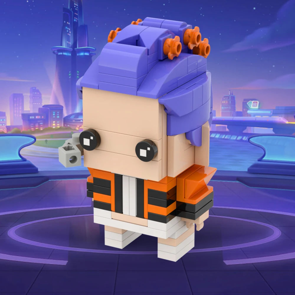 2026 Huntrix Girl Rumi Action Figures Building Blocks Set Zoey Q Version Character Assembled Toys Christmas Gift for Anime Fans