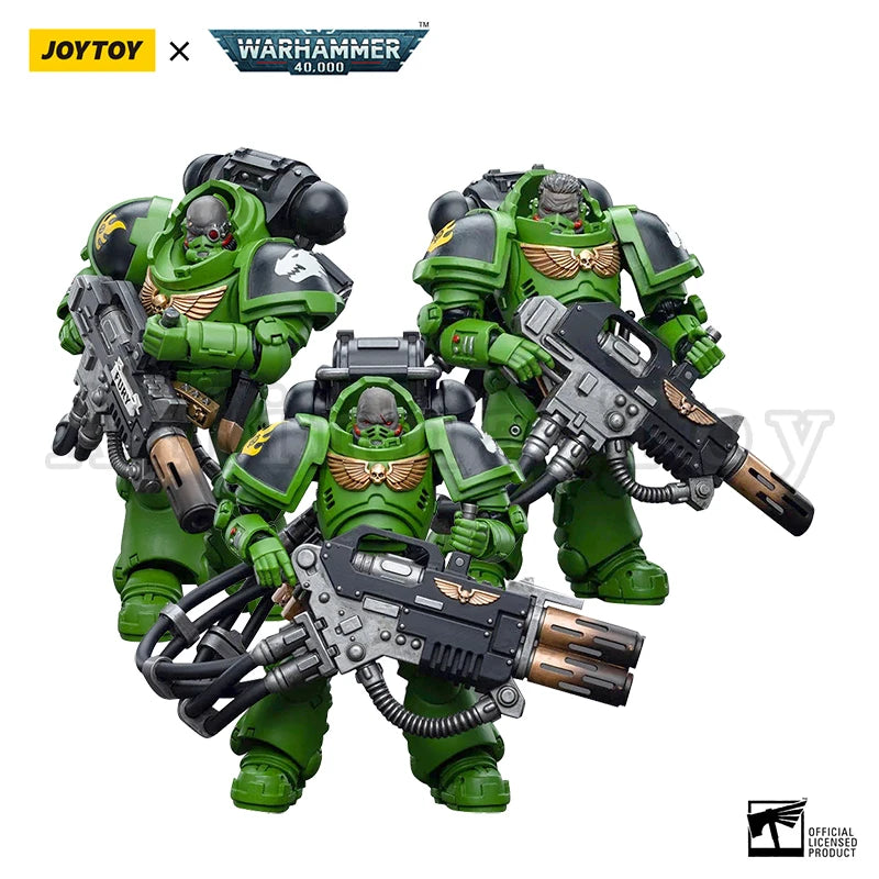 JOYTOY 1/18 Action Figure 40K Salamanders Eradicators Re-issue Version Anime Military Model