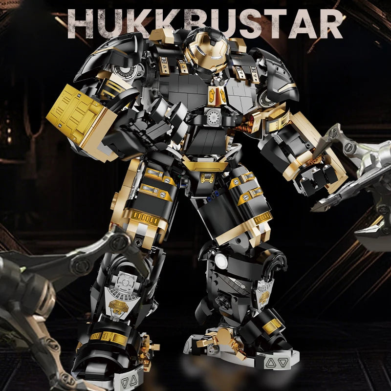 2300+pcs Black Hulk Buster Marvel Building Blocks Sets Iron Man Machine Toys Bricks Action Figures Model Gifts for Boys Adult