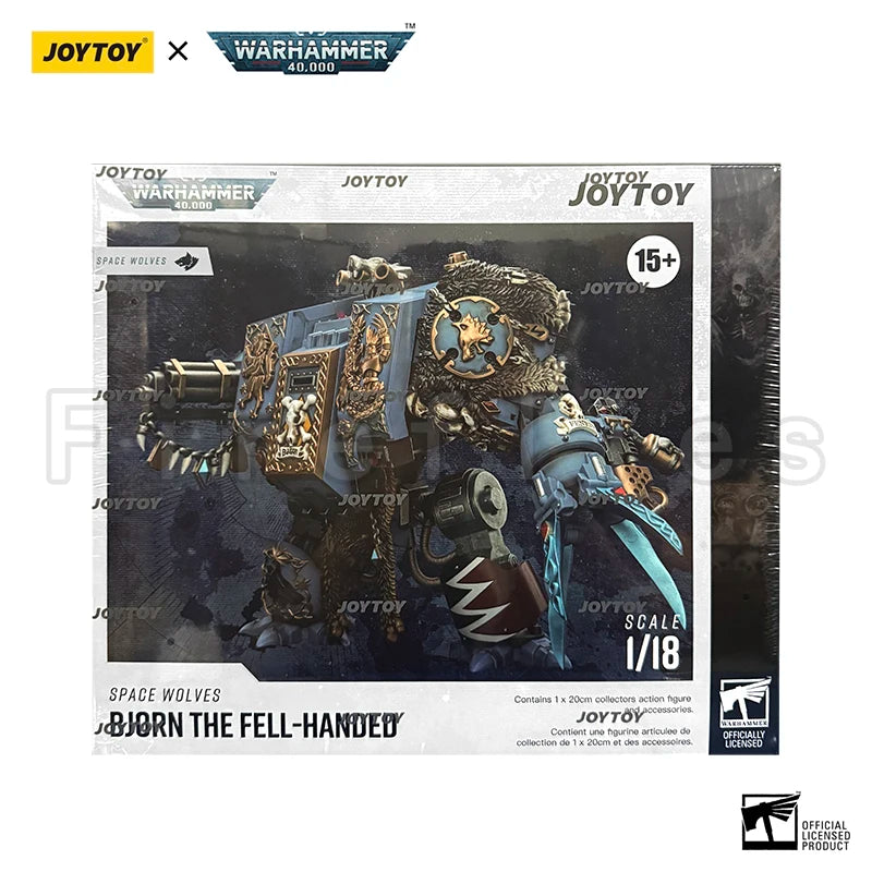 1/18 JOYTOY Action Figure Mecha 40K Space Wolves Bjorn the Fell-Handed Re-issue Version Anime Model Toy