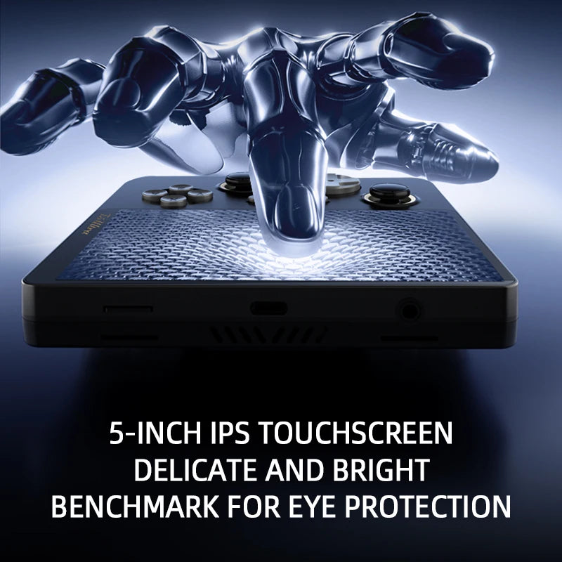 2025 E5Ultra Android Handheld Game Players 5-Inch High-Definition Ips Touch Screen With 6+128gb Online Battle Game Console ﻿Gift