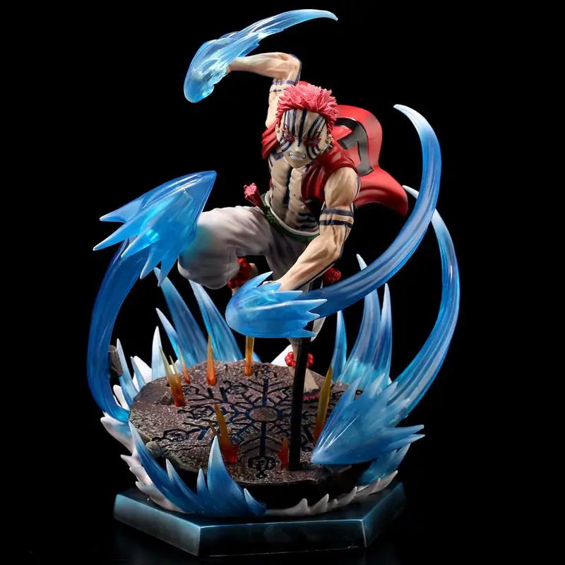 Anime Demon Slayer Akaza Figures Rengoku Kyoujurou Kokushibo Action Figure PVC Figurine Model Ornament Collectible Table Crafts