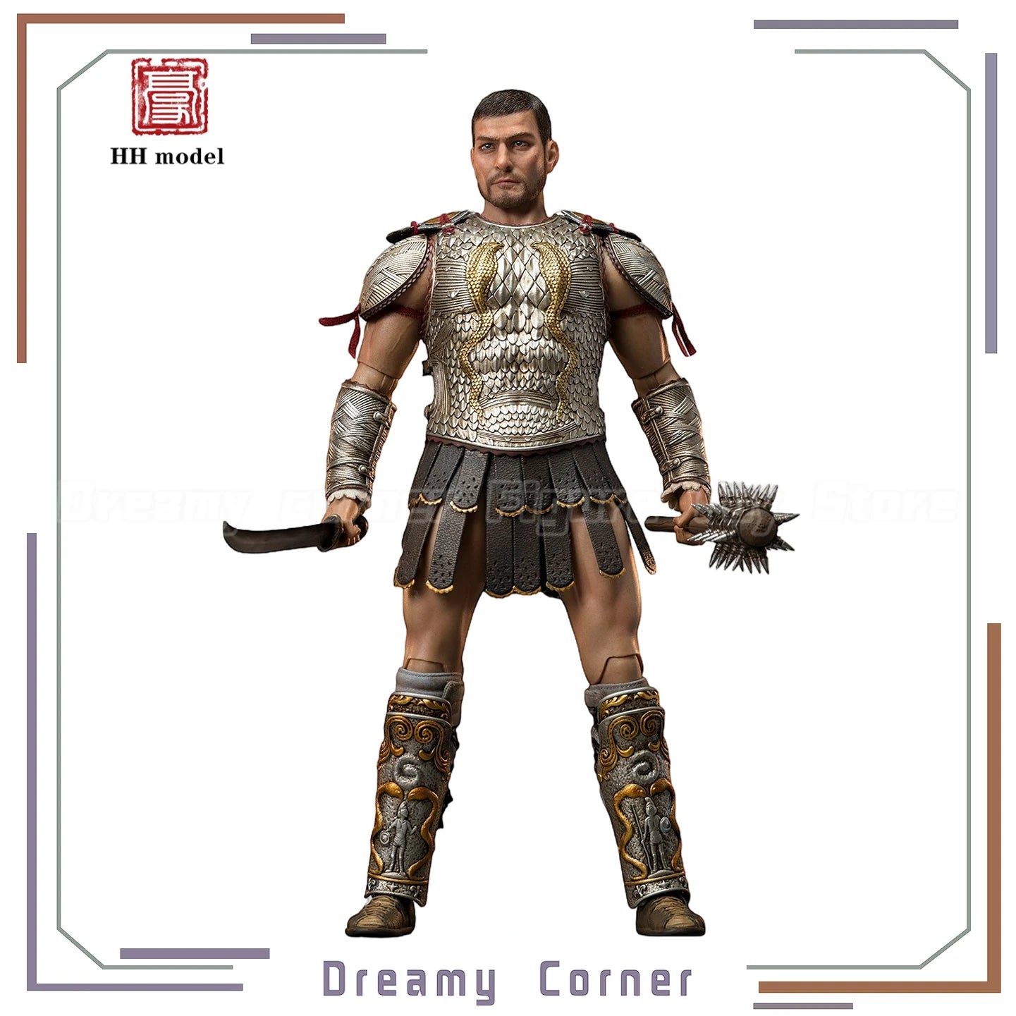 【In Stock】HHMODEL HAOYUTOYS HH18052 Imperial Legion Roman Gladiator Ares Version 1/6 Action Figure Model