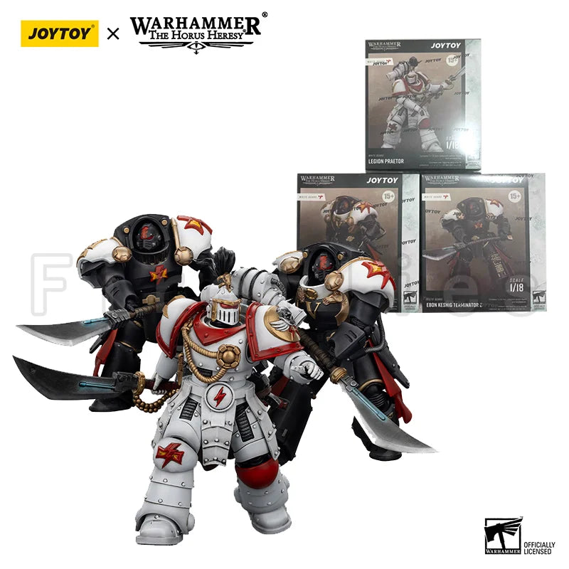 1/18 JOYTOY Action Figure The Horus Heresy White Scars Legion Praetor Ebon Keshig Terminator Anime Toy