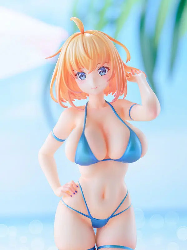 Judai 27cm Original KoiKoi Bunny Suit Planning Sophia F Shirring Bikini Swimsuit PVC Action Figure Model Doll Toys