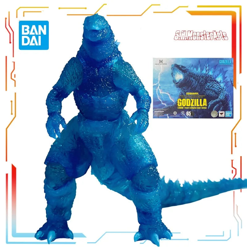 BANDAI Original S.H.MonsterArts Godzilla (2019) Monster King Limited Edition Anime Action Figure Model Toys Model Gifts for Boys
