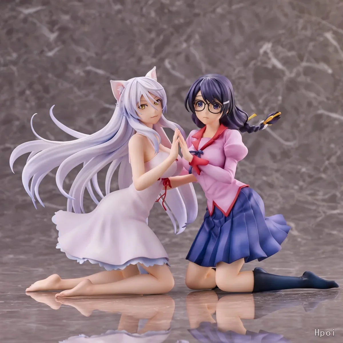 【In Stock 】UnionCreative Nekomonogatari(Kuro) Hanekawa Tsubasa and Black Hanekawa Beauty Anime Ornaments Collection Gifts