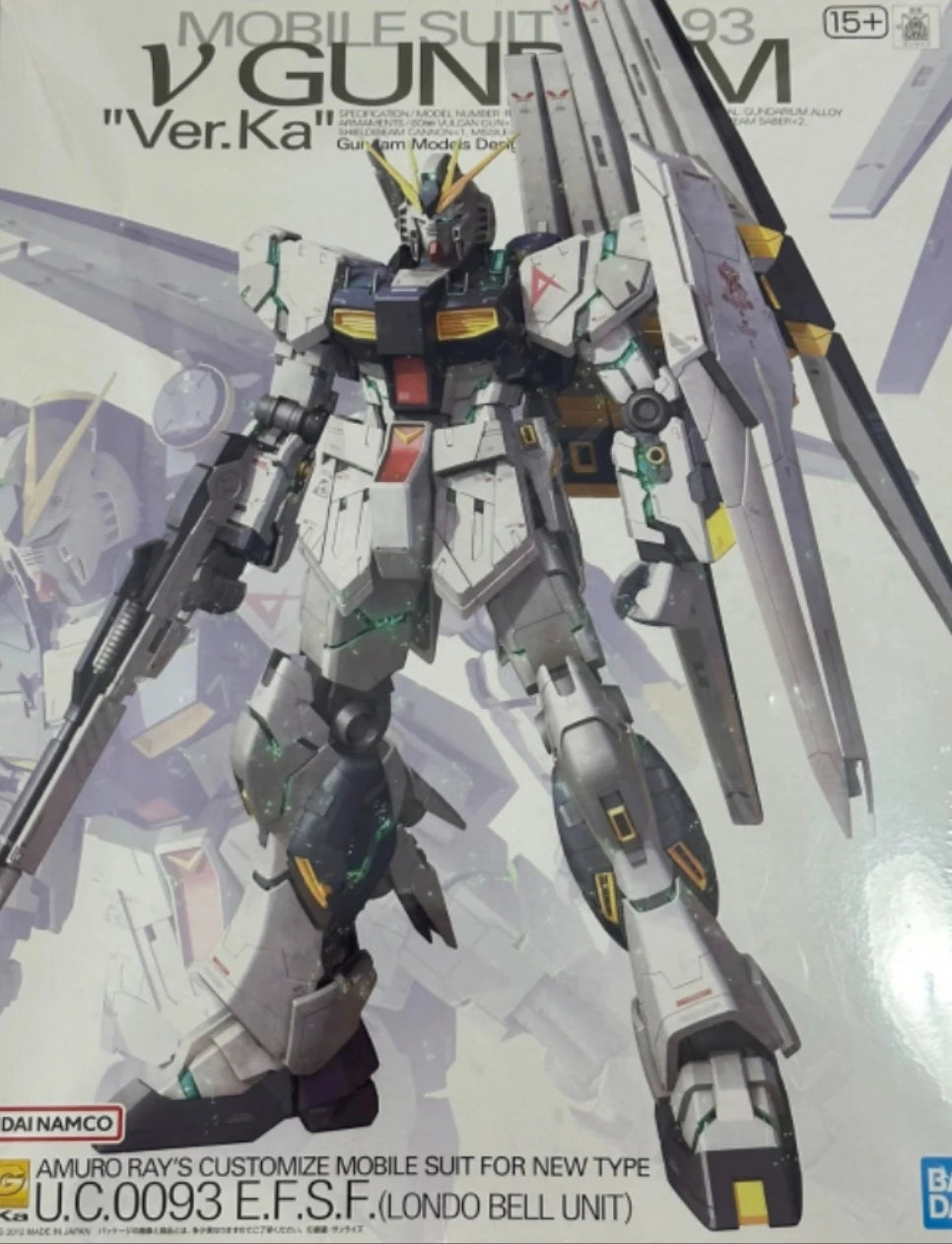 【IN STOCK】BANDAI MG 1/100 RX-93 ν GUNDAM Ver.Ka Char's Counterattack Assembly Model Collectible Gift