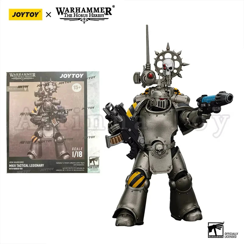 JOYTOY 1/18 Action Figure The Horus Heresy Iron Warriors Iron Circle MKlll Tactical Tyrant Siege MKVI Tactical Anime Model