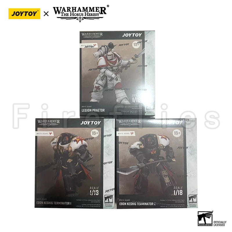 1/18 JOYTOY Action Figure The Horus Heresy White Scars Legion Praetor Ebon Keshig Terminator Anime Toy