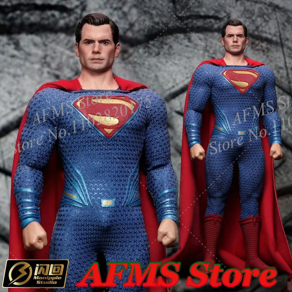 Manipple Studio 1/12 Scale Collectibles Figure Superman Henry Cavill Superhero 6Inch Men Action Figure Soldier Model Toys