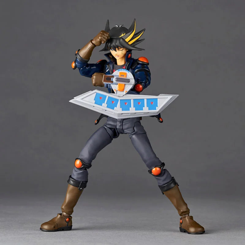 100% In Stock Original KAIYODO Revoltech Yu Gi Oh  5D's Yusei Fudo Anime Action Collection Figures Model Toys