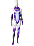 Anime Starfire Superhero Overall Zentai Bodysuit Halloween Cosplay Kostüm Sexy Frauen Karneval Party Outfits